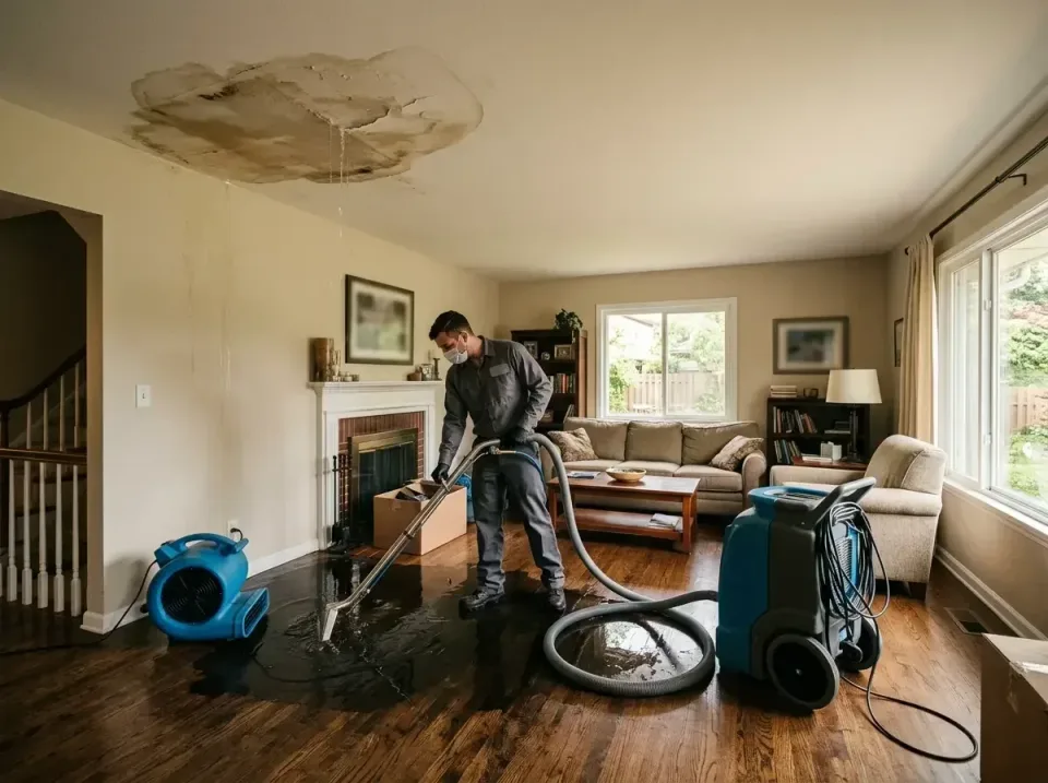 attic-pipe-burst-ceiling-drip-008 — frequently asked questions, Water Damage Restoration & Carpet Care in Newport, WA